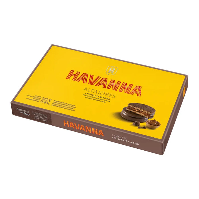 Alfajores Havanna Chocolate Clasico - Pack 6 Unidades