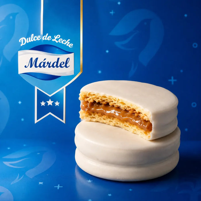 Alfajores Mardel Chocolate Blanco Pack 3 Unidades