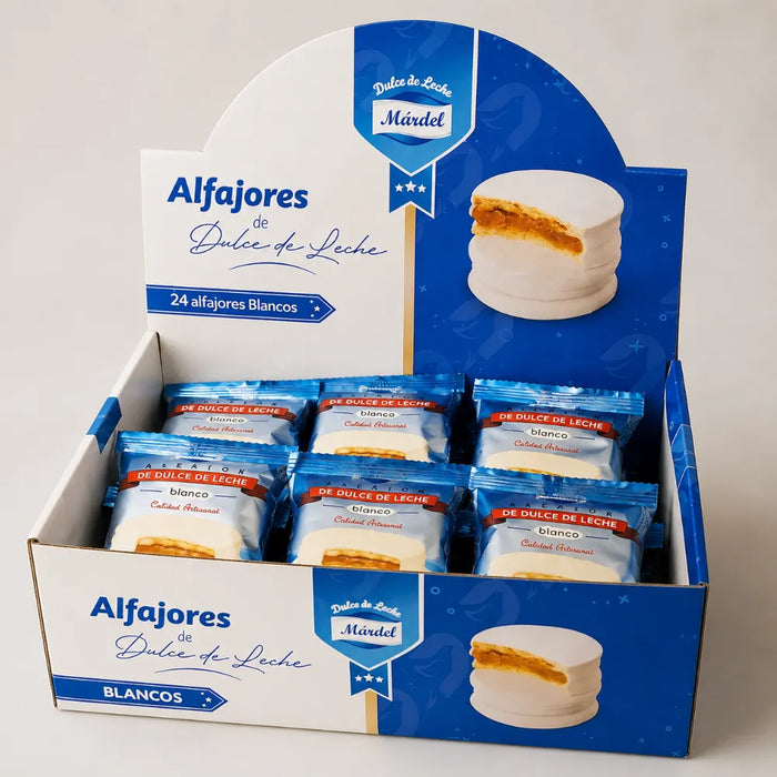 Alfajores Mardel Chocolate Blanco Pack 3 Unidades