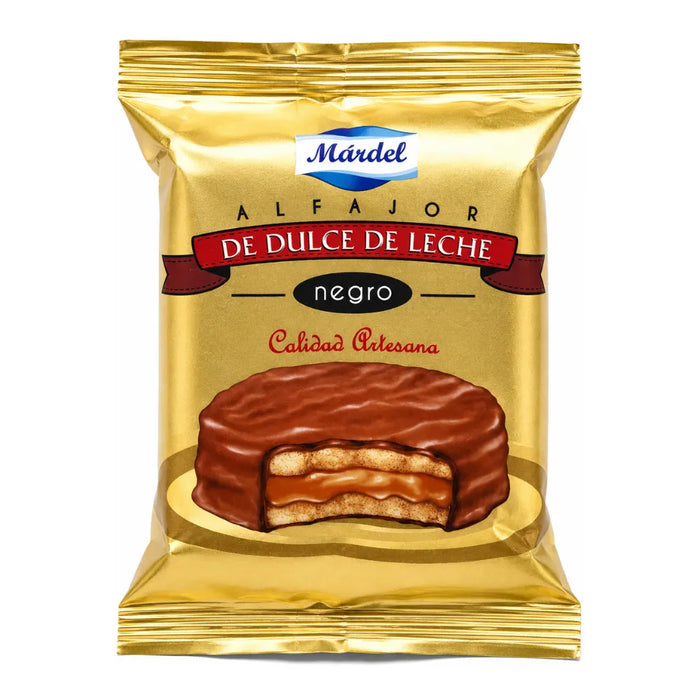 Alfajores Mardel Chocolate Negro Pack 3 Unidades
