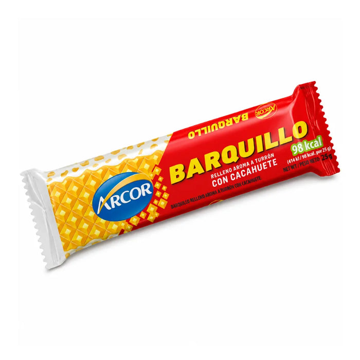 Barquillo Arcor con Cacahuete Pack 10 Unidades 250g