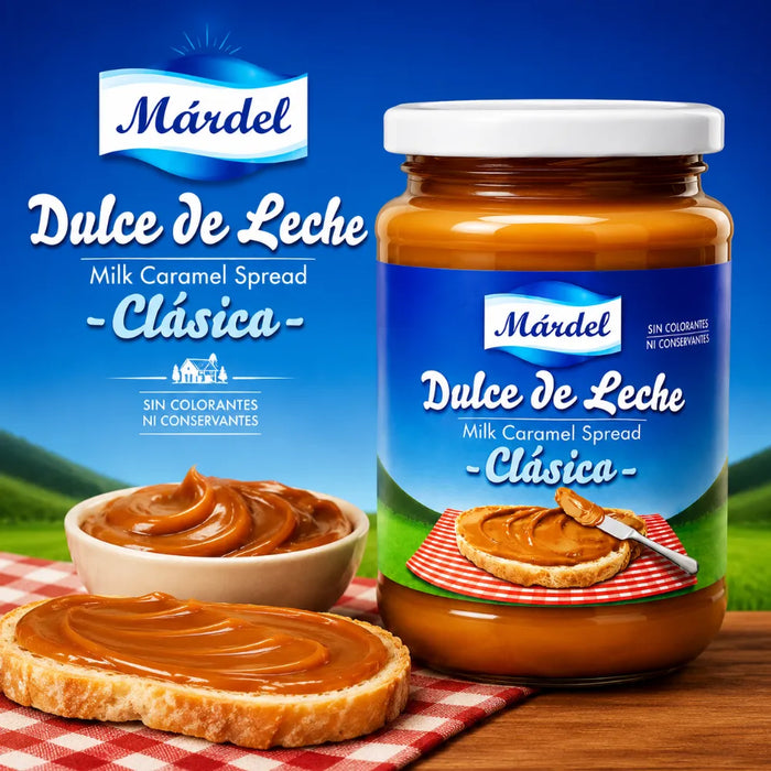 Dulce de Leche Mardel Clasico 450 Grs - Tradicional Argentino