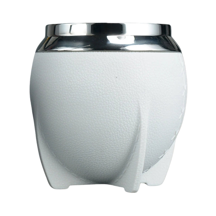 Mate Torpedo Térmico Blanco con Interior de Acero Inoxidable Con Bombilla