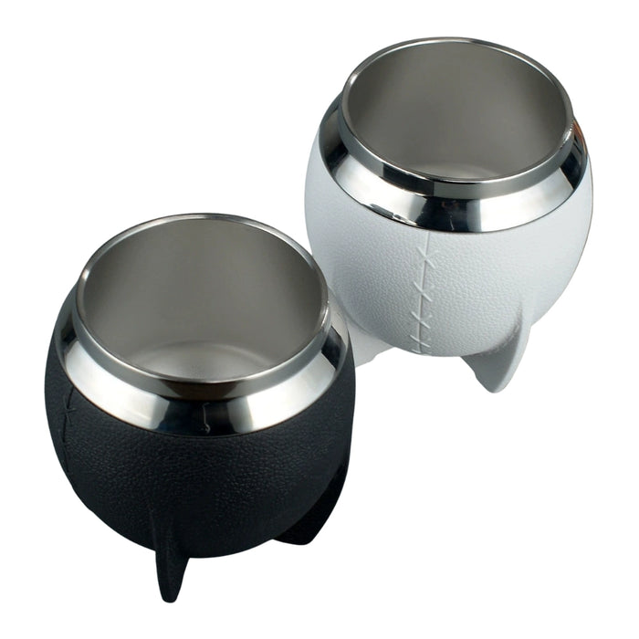 Mate Torpedo Térmico Blanco con Interior de Acero Inoxidable Con Bombilla