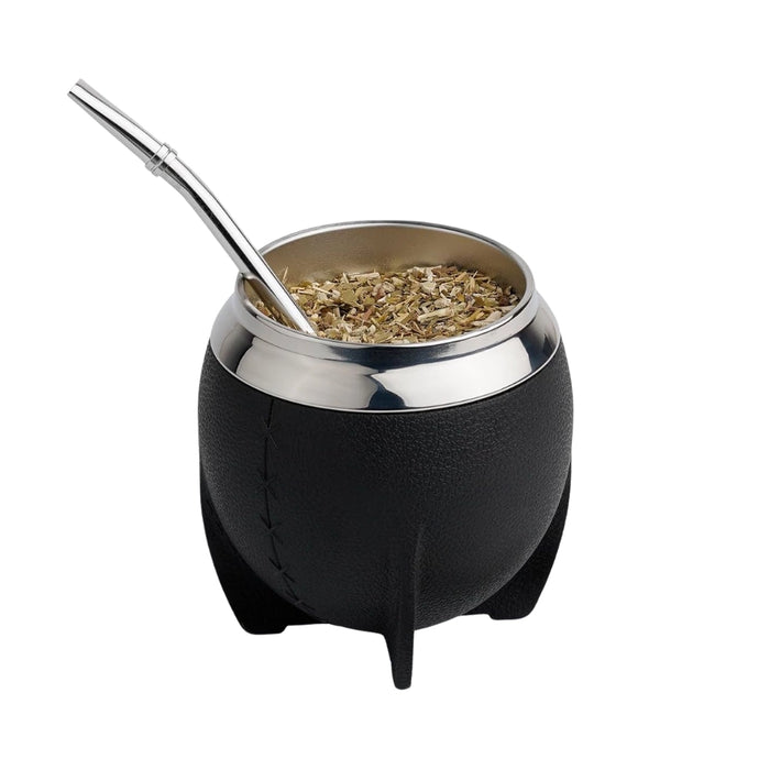 Mate Torpedo Térmico Blanco con Interior de Acero Inoxidable Con Bombilla