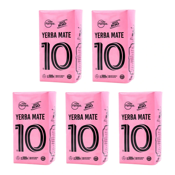 Pack Yerba Mate 10 Reserva 500 Grs - 5 Unidades