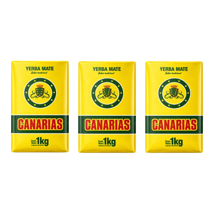 Pack Yerba Mate Canarias 1 Kg - 3 Unidades