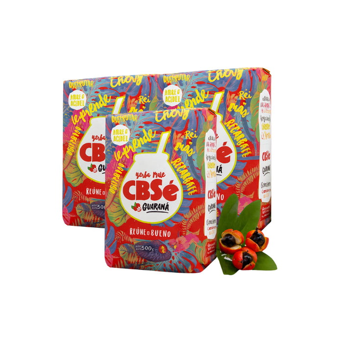 Pack Yerba Mate CbSe Guarana 500 Grs - 3 Unidades
