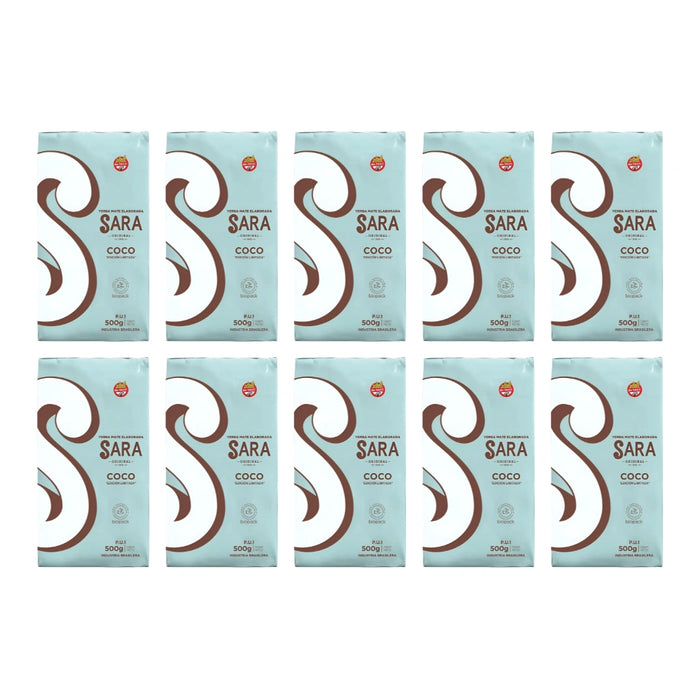 Pack Yerba Mate Sara Coco 500 Grs - 10 Unidades
