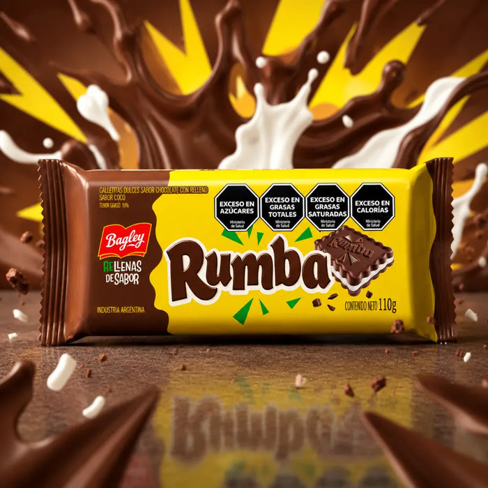 Rumba Galletitas Bagley 108 Grs Galletitas Rellenas