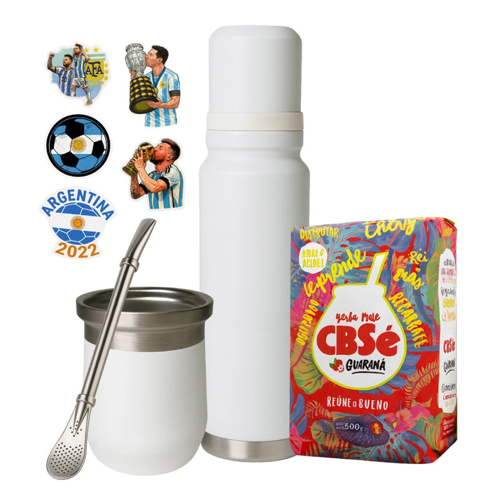 Set Matero 1L Completo con Mate Acero Inoxidable