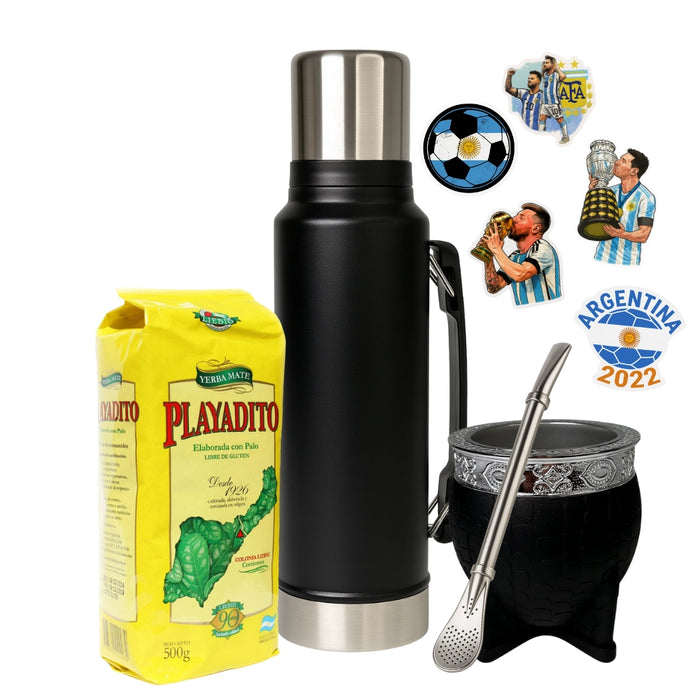 Set Matero 1L con Mate Imperial Térmico y Bombilla
