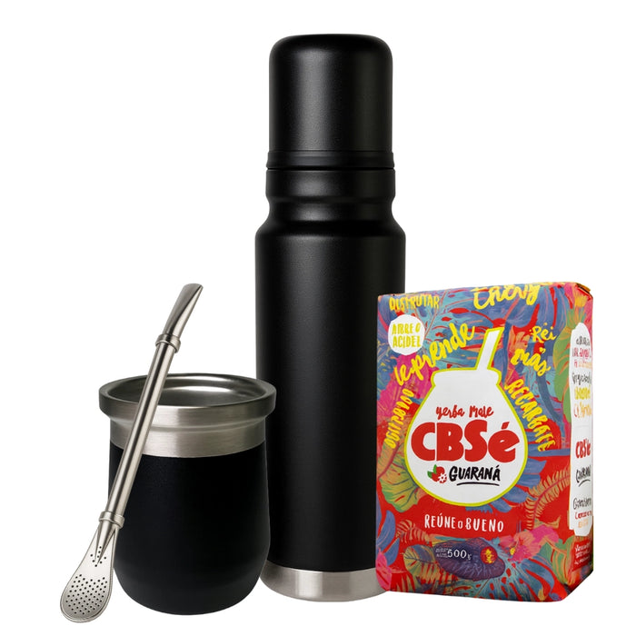 Set Matero 1L Completo con Mate Acero Inoxidable