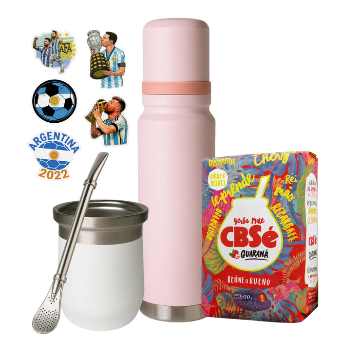 Set Matero 1L Completo con Mate Acero Inoxidable