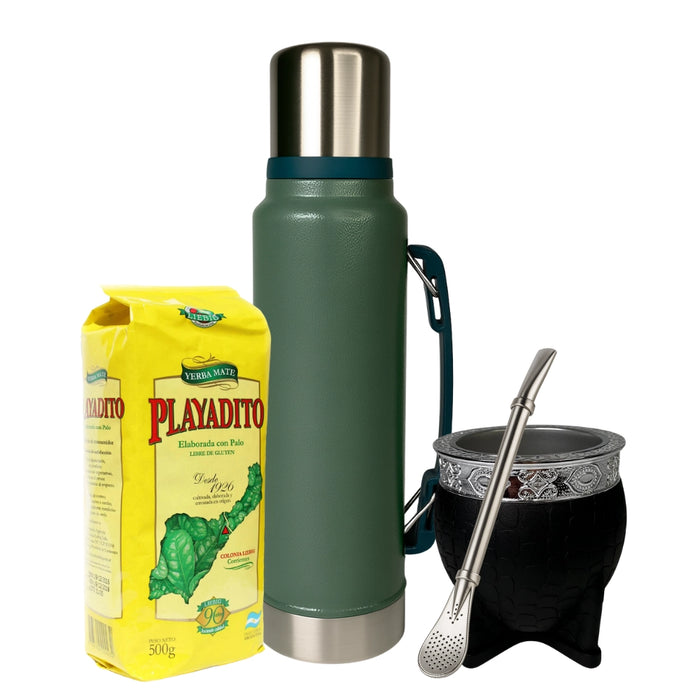 Set Matero 1L con Mate Imperial Térmico y Bombilla