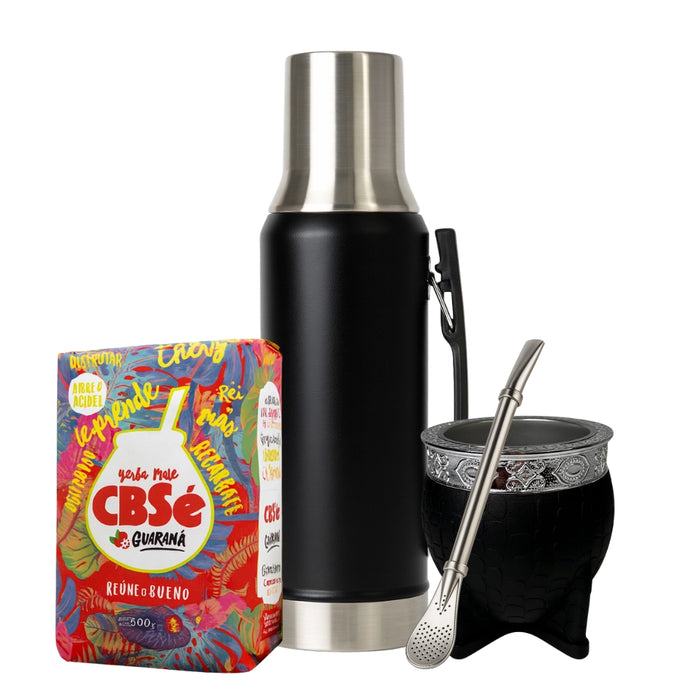 Set Matero 1.2L Pico Cebador con Mate Imperial Térmico y Bombilla