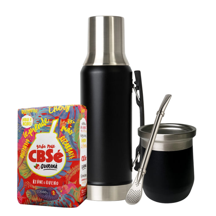 Set Matero 1.2L Pico Cebador con Mate Clásico y Bombilla