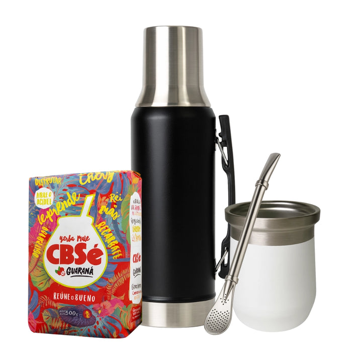Set Matero 1.2L Pico Cebador con Mate Clásico y Bombilla