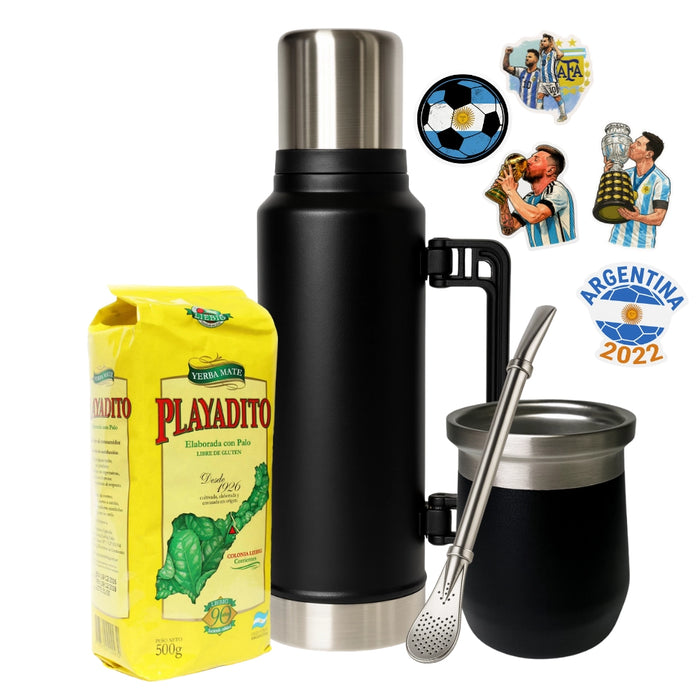 Set Matero 1.4L con Mate Clásico y Bombilla