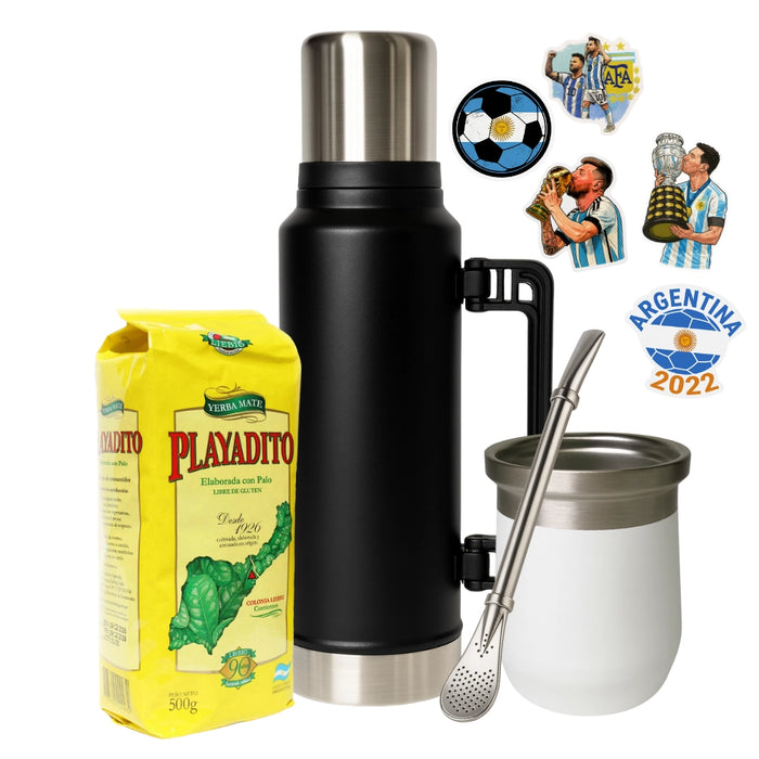 Set Matero 1.4L con Mate Clásico y Bombilla