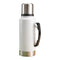 Termo 1 Litro De Acero Inoxidable Blanco Apto Frio y Caliente