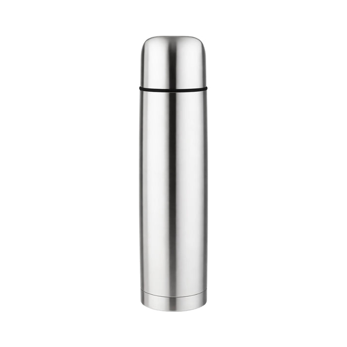 Termo Plateado 1 Litro Acero Inoxidable