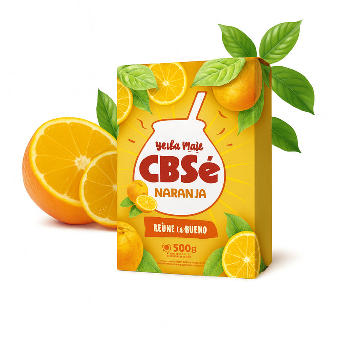 Yerba Mate CbSe Naranja 500 Grs