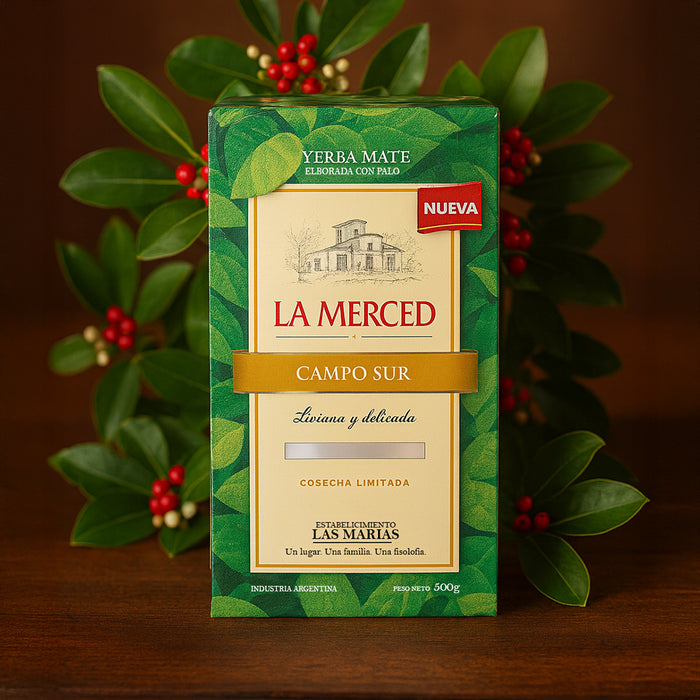 Pack Yerba Mate La Merced Campo Sur 500 Grs - 3 Unidades
