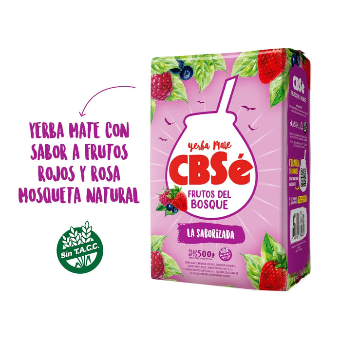 Yerba Mate CbSe Frutos del Bosque 500 Grs