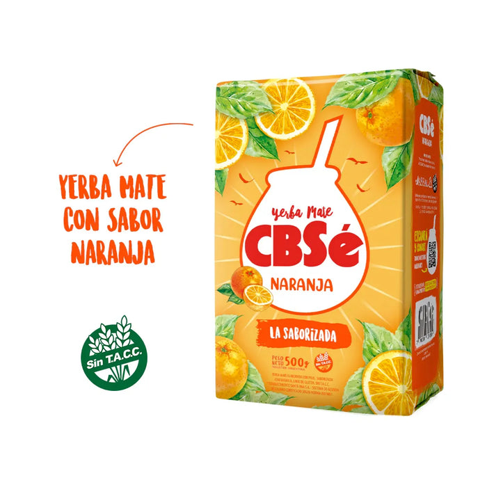 Yerba Mate CbSe Naranja 500 Grs