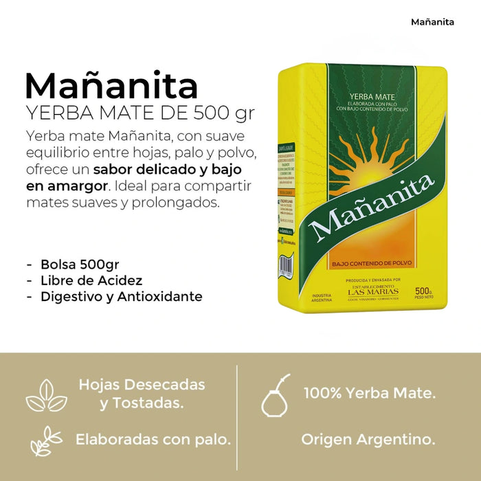 Yerba Mate Mañanita 500 Grs