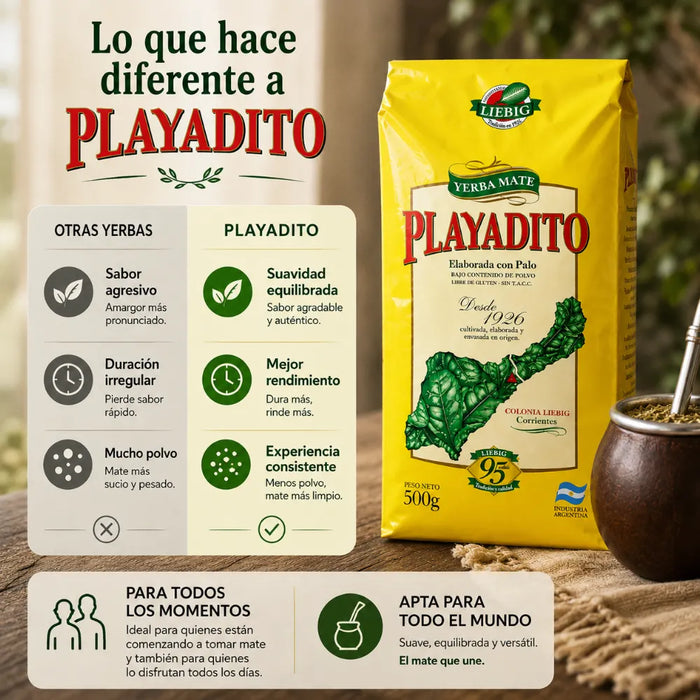 Yerba Mate Playadito 500 Grs