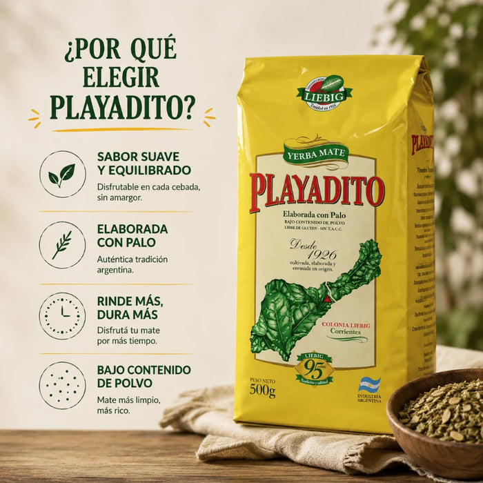 Yerba Mate Playadito 500 Grs