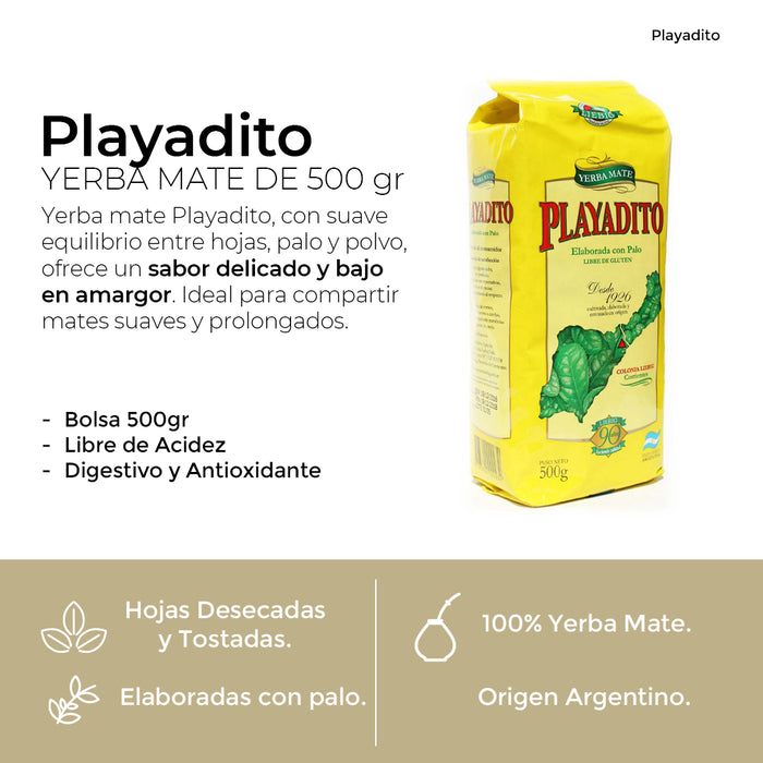 Yerba Mate Playadito 500 Grs