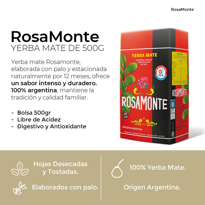 Yerba Mate Rosamonte 500 Grs